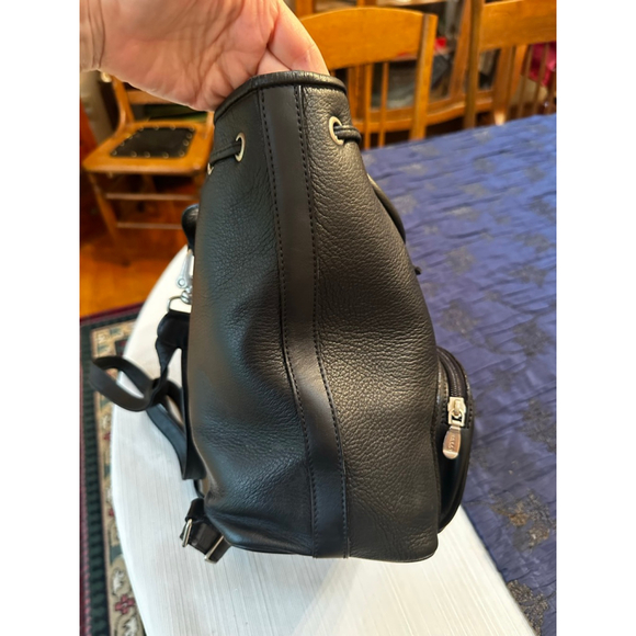 Bally Black Leather & Silver Backpack main image 4